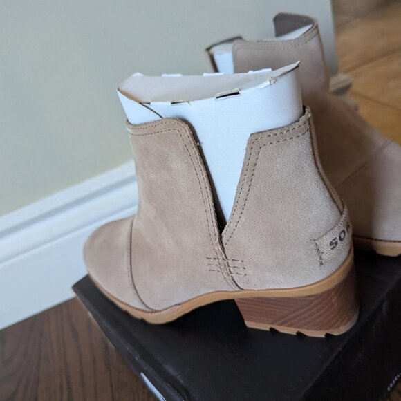 Sorel Women's Cate Cut Out Bootie Waterproof Ankle Boot Ash Brown 6.5 - Picture 7 of 9